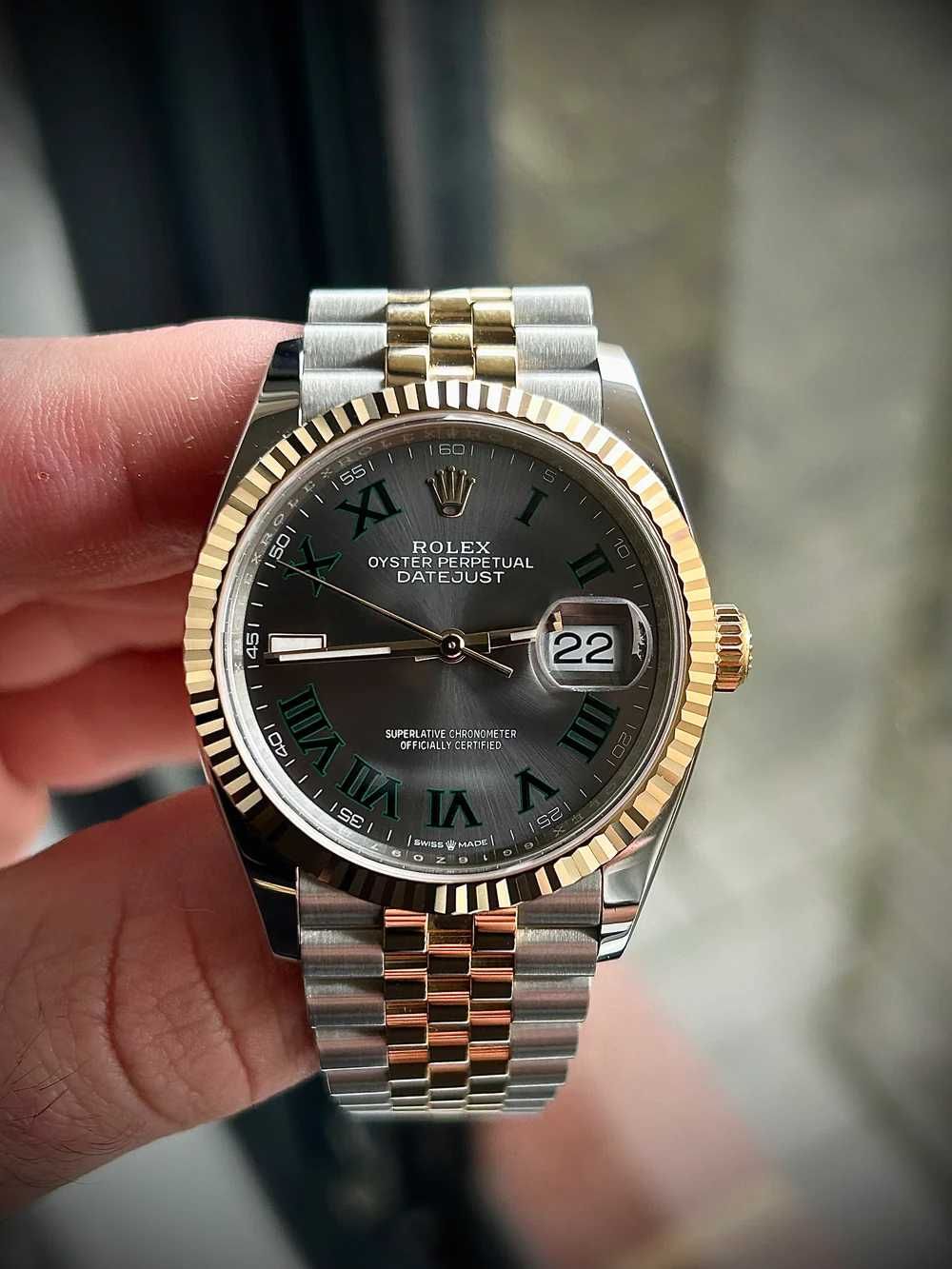 Rolex Datejust 36, 126233, “Wimbledon”, Full Set