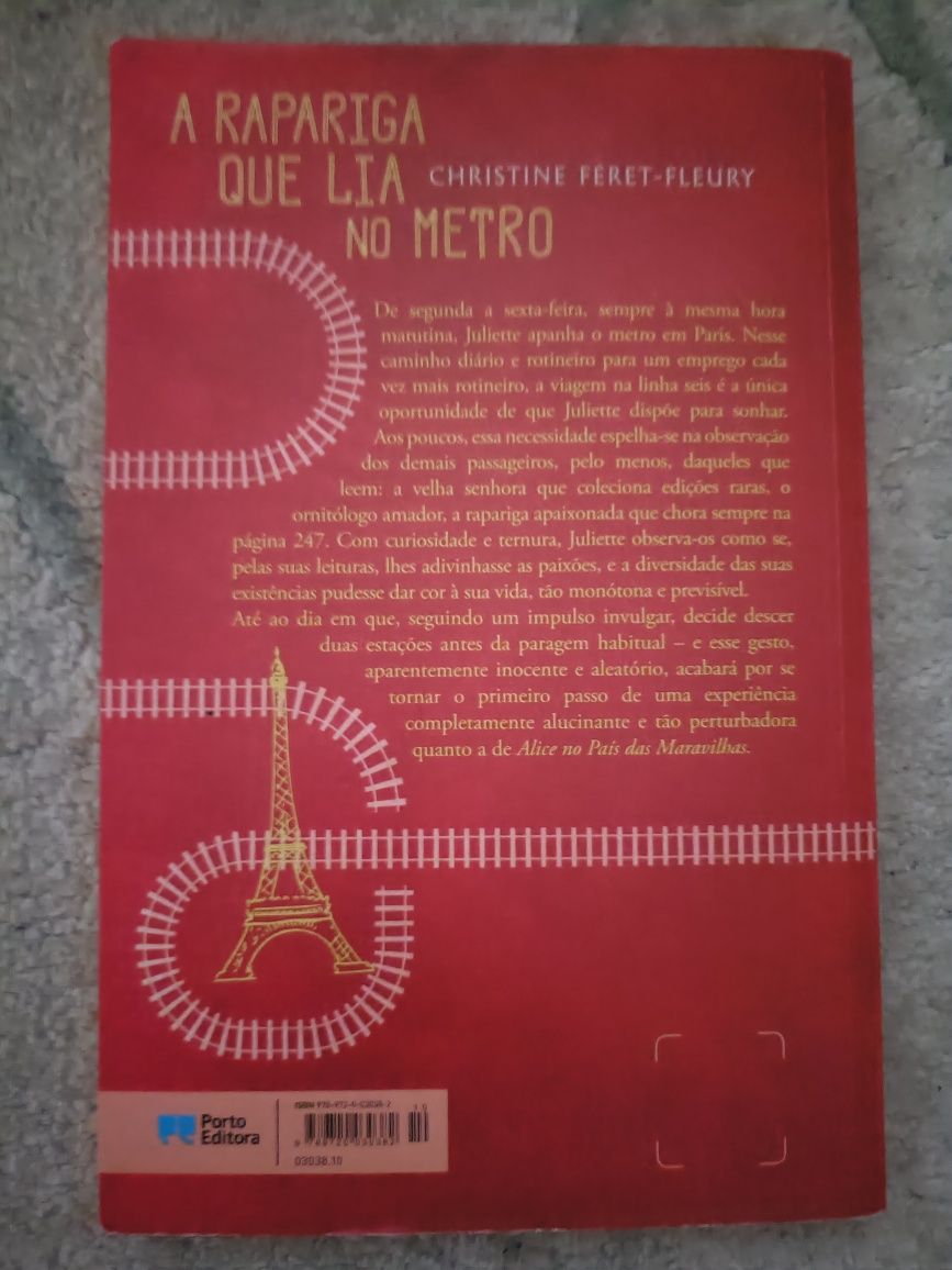 Livro A Rapariga que lia no metro