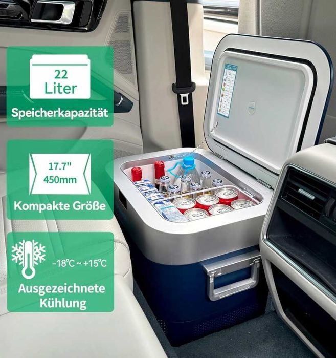 Przenośna elektryczna lodówka Bingi HC-22P5 12V/24V kamper samochód