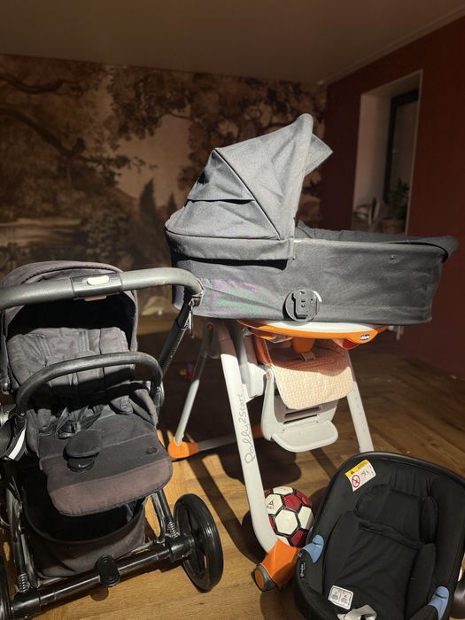 Продам коляску 3 в 1 Cybex Balios S чорну