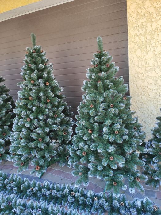 Штучна ялинка Елітна з шишкою ялинка штучна з шишками ялинка якісна