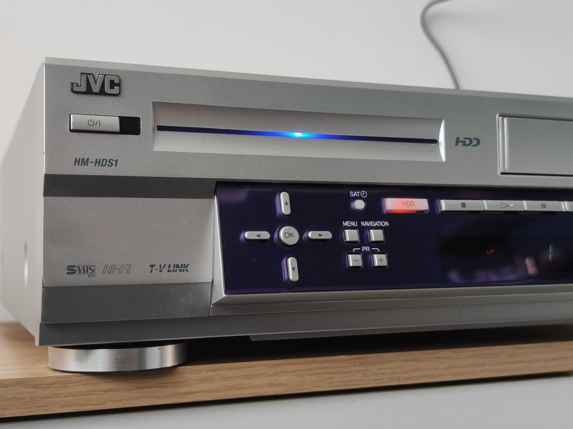 JVC HM-HDS1 Super VHS/HDD nagrywarka S-vhs combo HiFi pdc vps a2 nicam