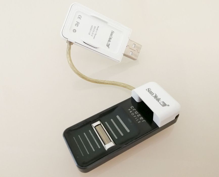 USB Flash drive, SanDisk Cruzer Profile 512 Mb, флешка с биометрией