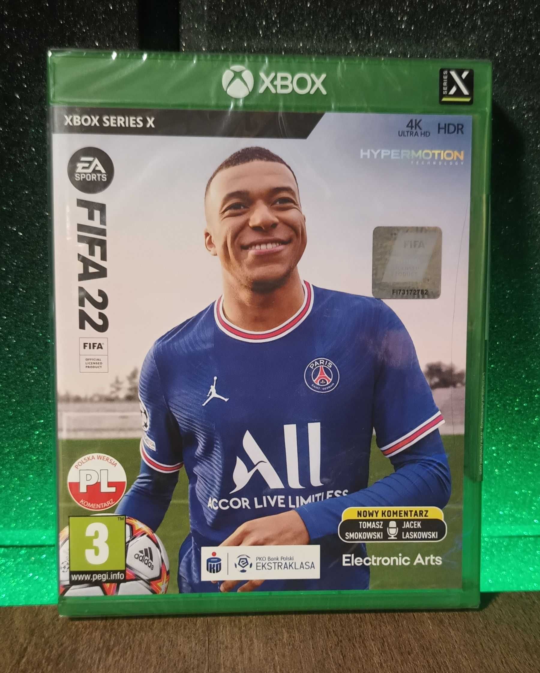 FIFA 22 Xbox Series X - najlepsza gra sportowa, piłka nożna PL DUBBING