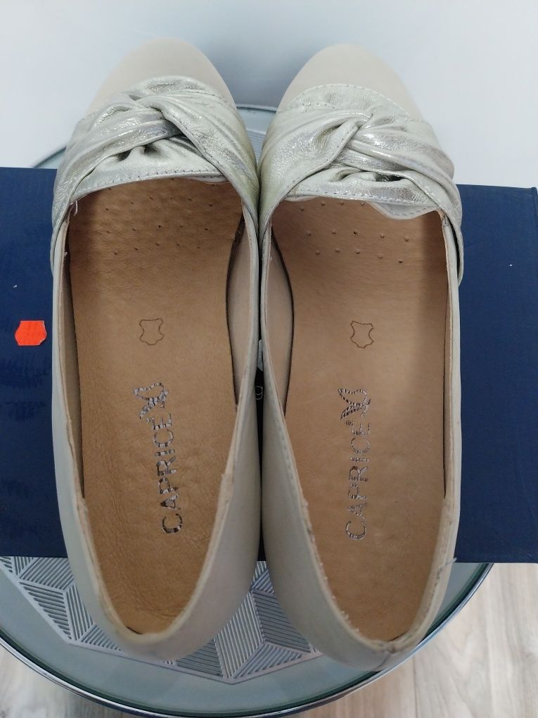 Buty Caprice skóra naturalna rozmiar 38 wyglądają  jak nowe