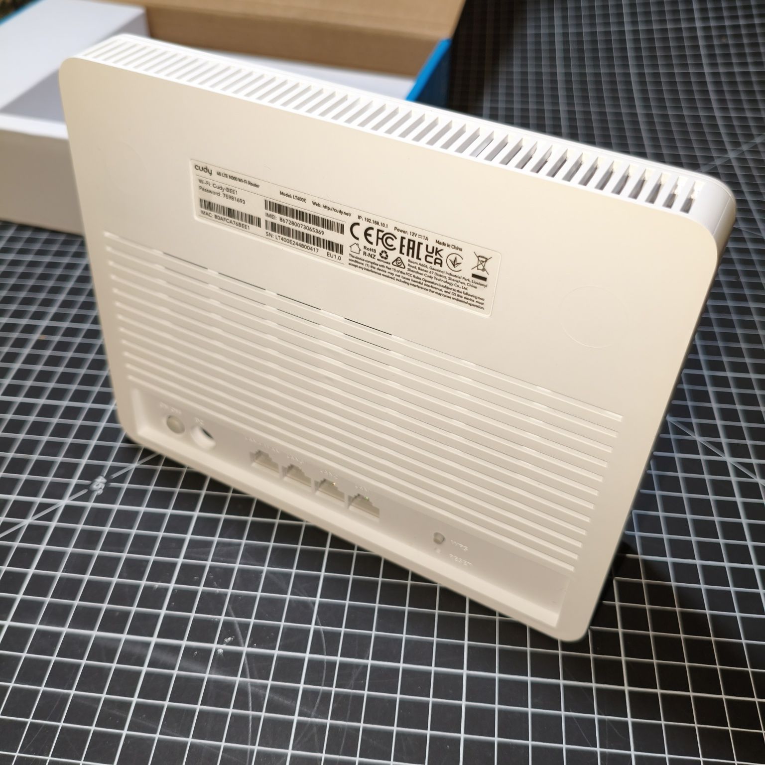 4G LTE Wi-Fi роутер Cudy LT400E (Nano SIM, до 150 Мбіт/с)