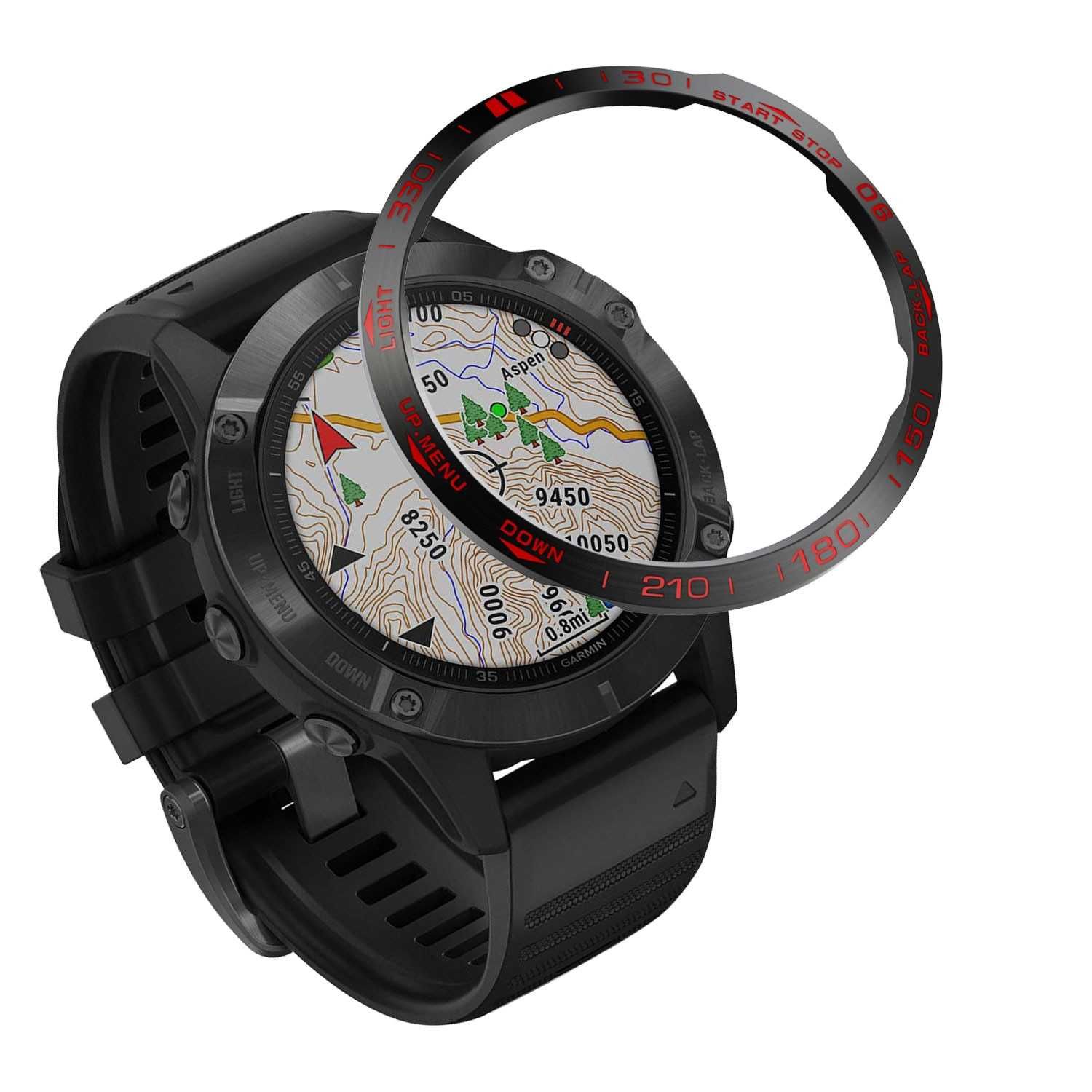 Garmin Fenix 7X/7/6X/6/6 Pro/5X/5X Plus/5/Epix Защита Безеля-Накладка