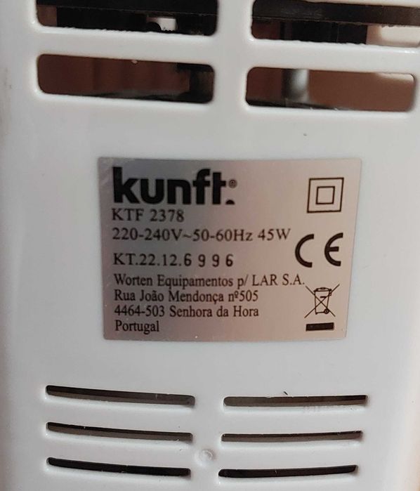 Ventilador Vertical KUNFT KTF 2378