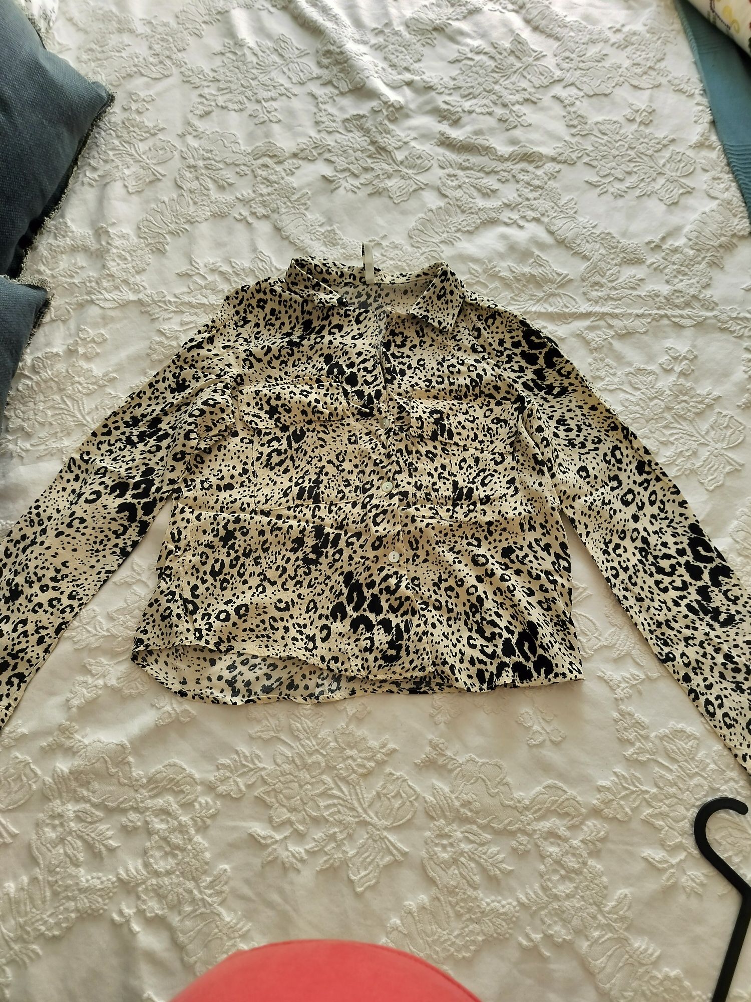 Camisa leopardo Zara XS