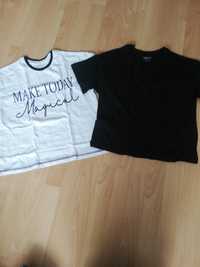 2 T-shirty dziewczęce 146/152