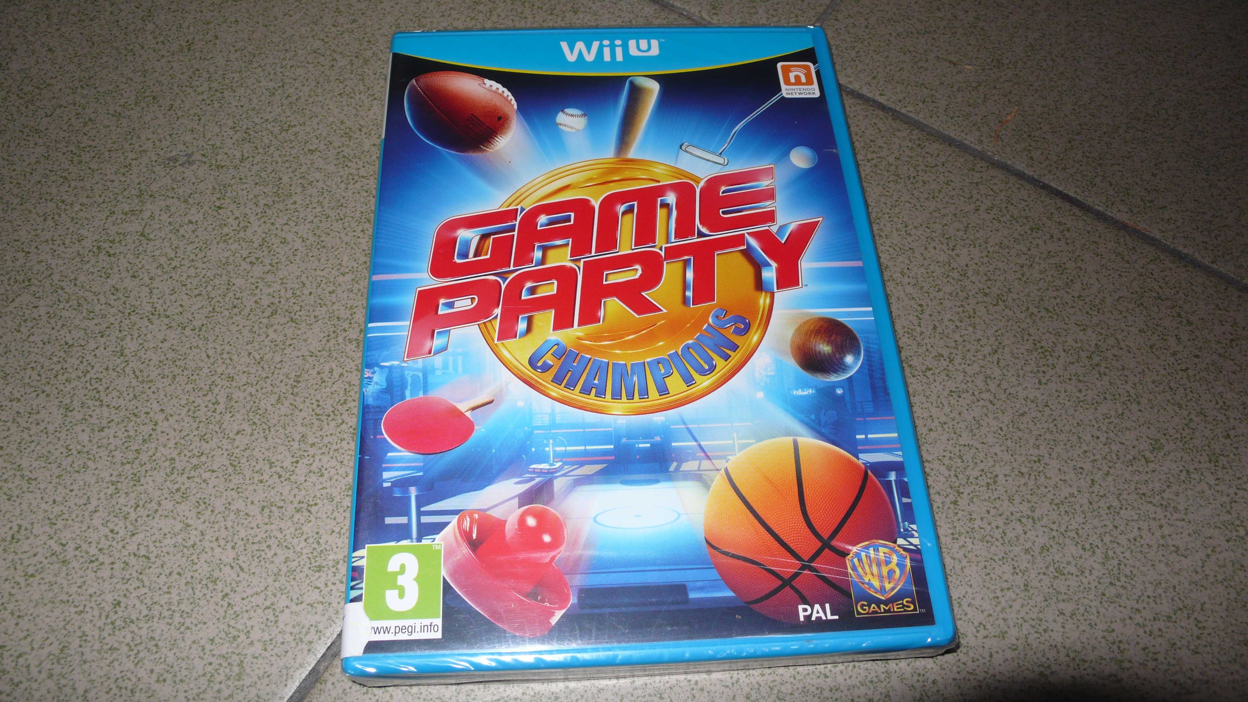 Game Party na Nintendo Wii U WiiU nowa w folii sportowa