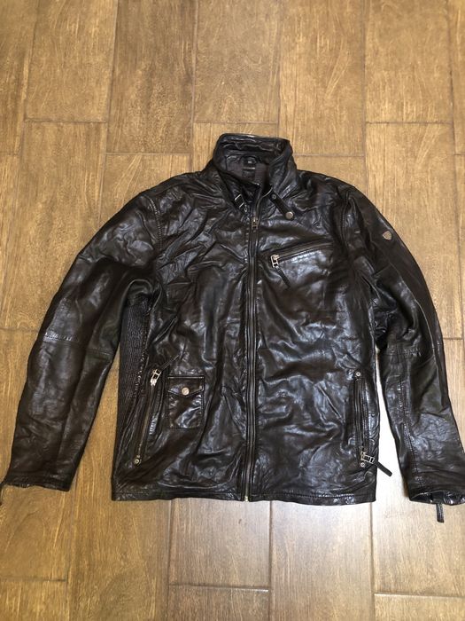 Мужская кожаная куртка