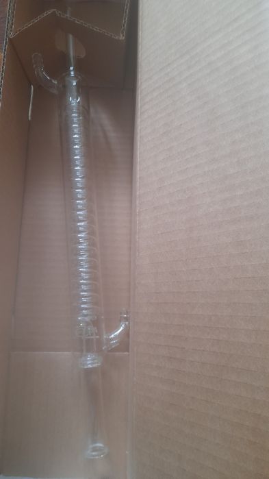 Chlodnica spiralna króćce  szkło