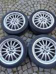 Sprzedam felgi aluminiowe 17" BBS 5x100 z oponami Kleber .