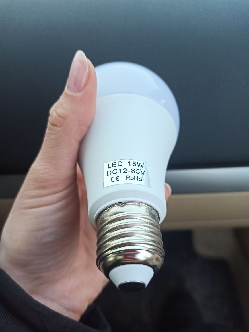 Низьковольтні світлодіодні лампи LED 18w 12 - 85 v / лампочки економки