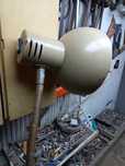 Stara lampa do warsztatu PRL