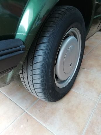 Jantes e pneus 4X100 /13, Originais Volkswagen