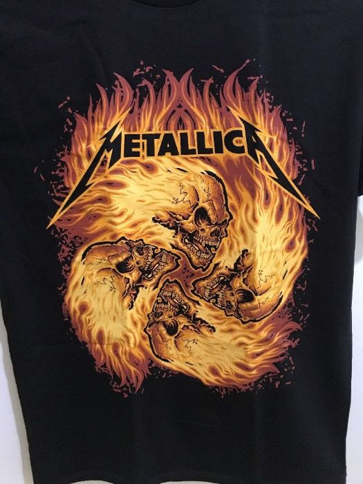 NEW Metallica Коллекционная футболка чёрный М 100% оригинал T-shirt