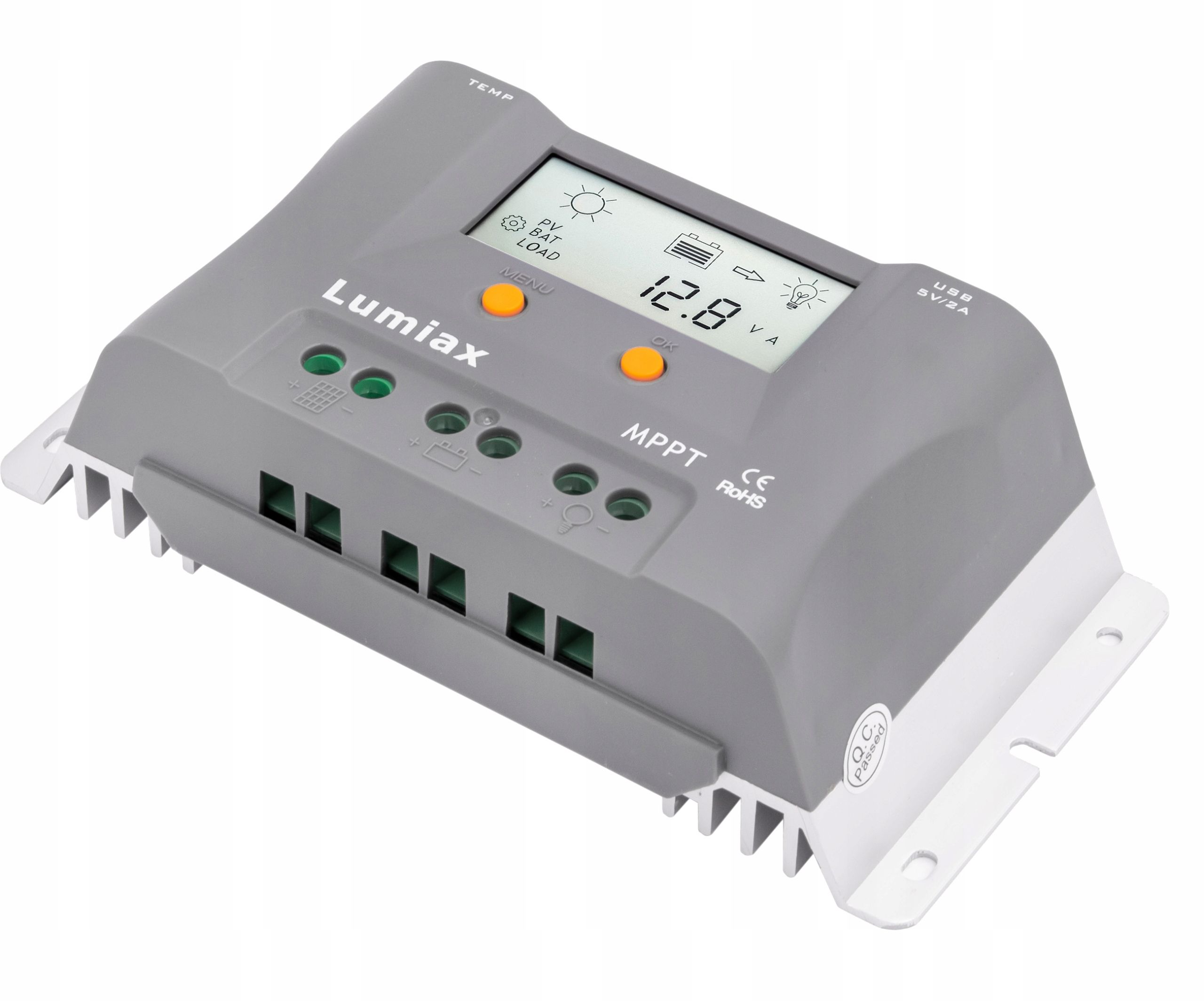 Regulator ładowania solarny 12v panel lcd 10a mppt [SOL61]