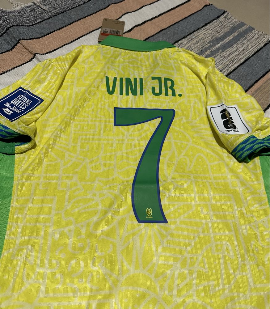 Camisola Brasil Vini Jr.