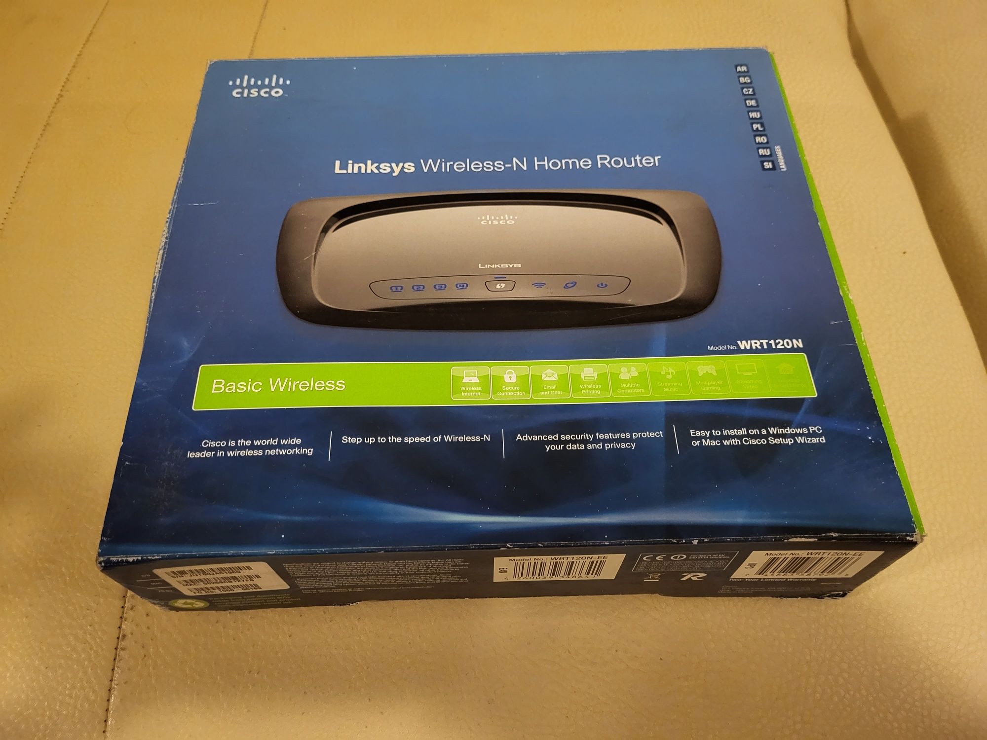 Router Linksys Cisco WTR 120N