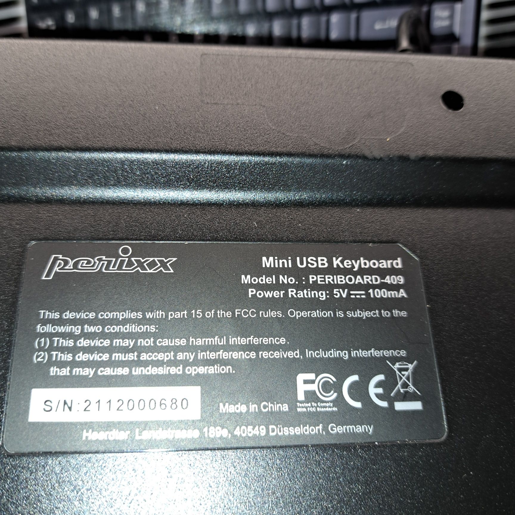 Miniklawiatura USB.