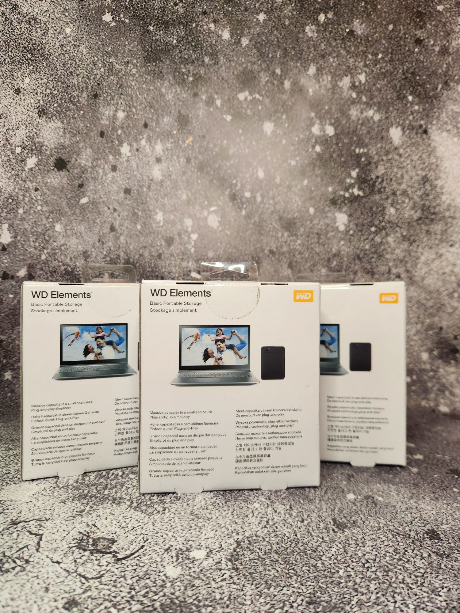 Зовнішній жорсткий диск HDD Western Digital Elements 2-5TB