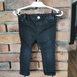 Elastyczne joggery jeansy H&M 86 czarne leginsy