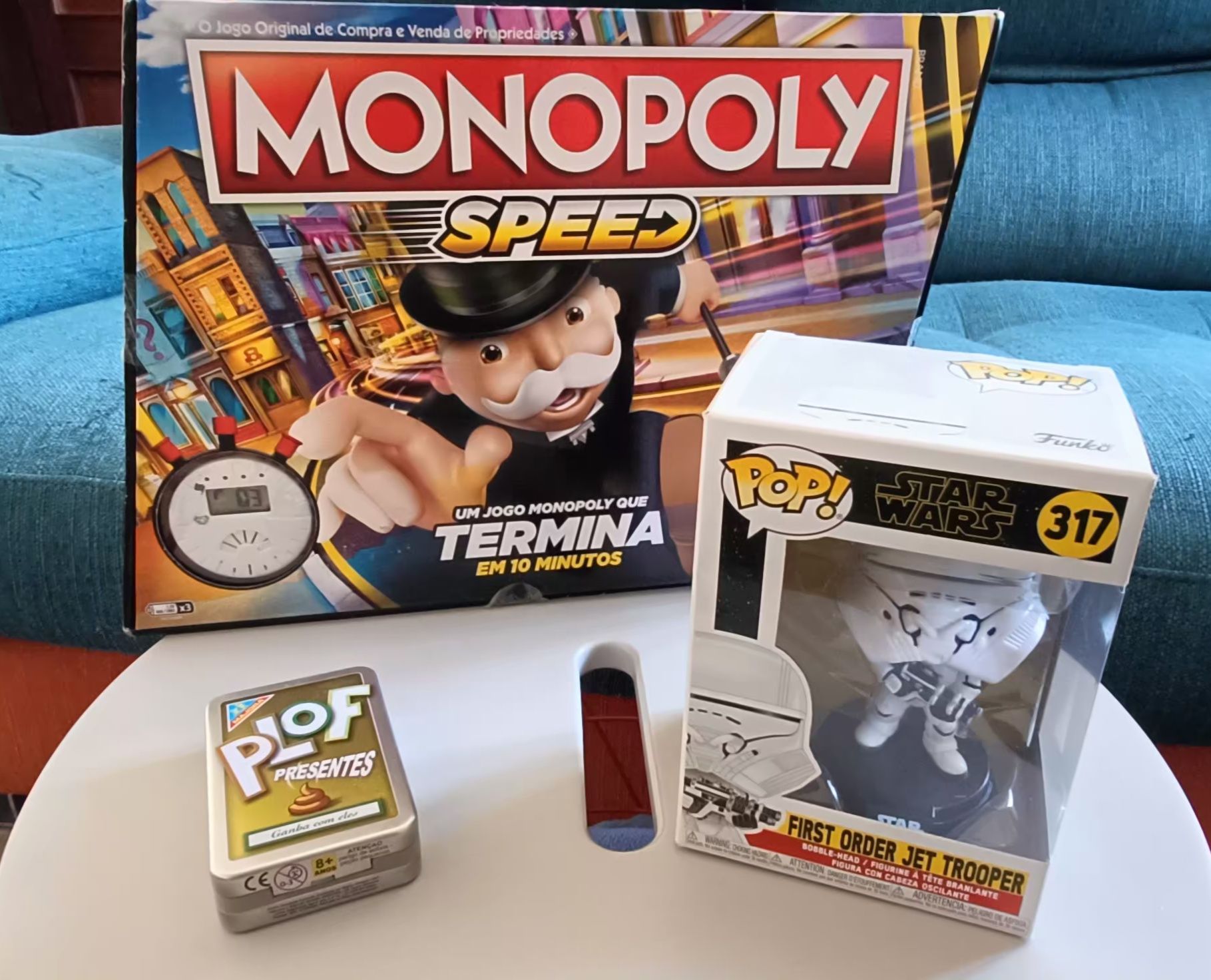 Monopólio + Pop + Cartas Plof