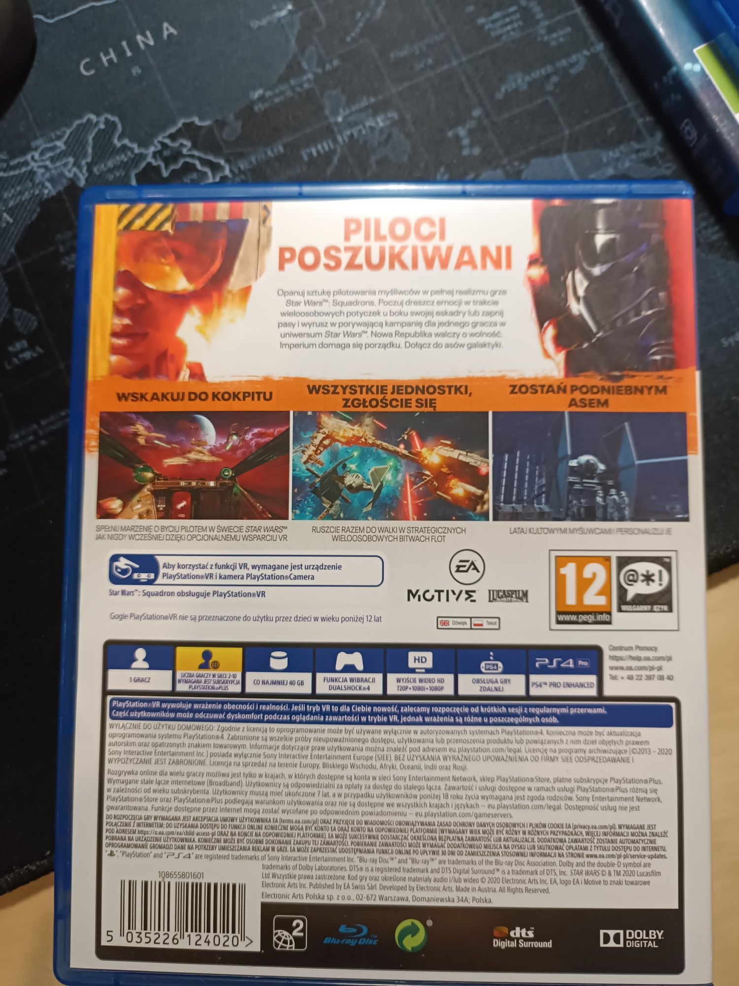 Gra Star Wars Sqadrons Ps4