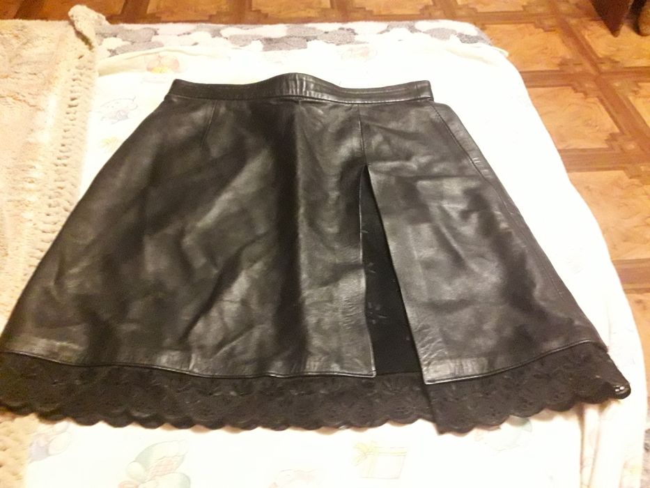 Очень классная кожаная юбочка