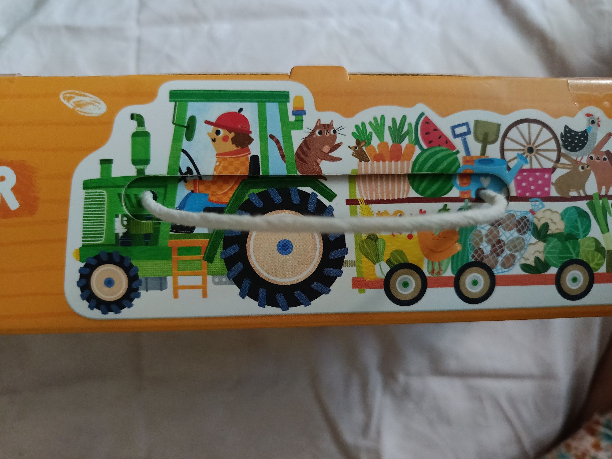 Nowe nie otwierane 24 puzzle i gra Traktor Czuczu