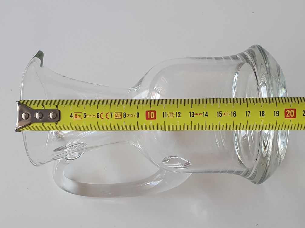 Dzbanek do wody, napojów, lemoniady szklany 0,7l, wysokość 20cm