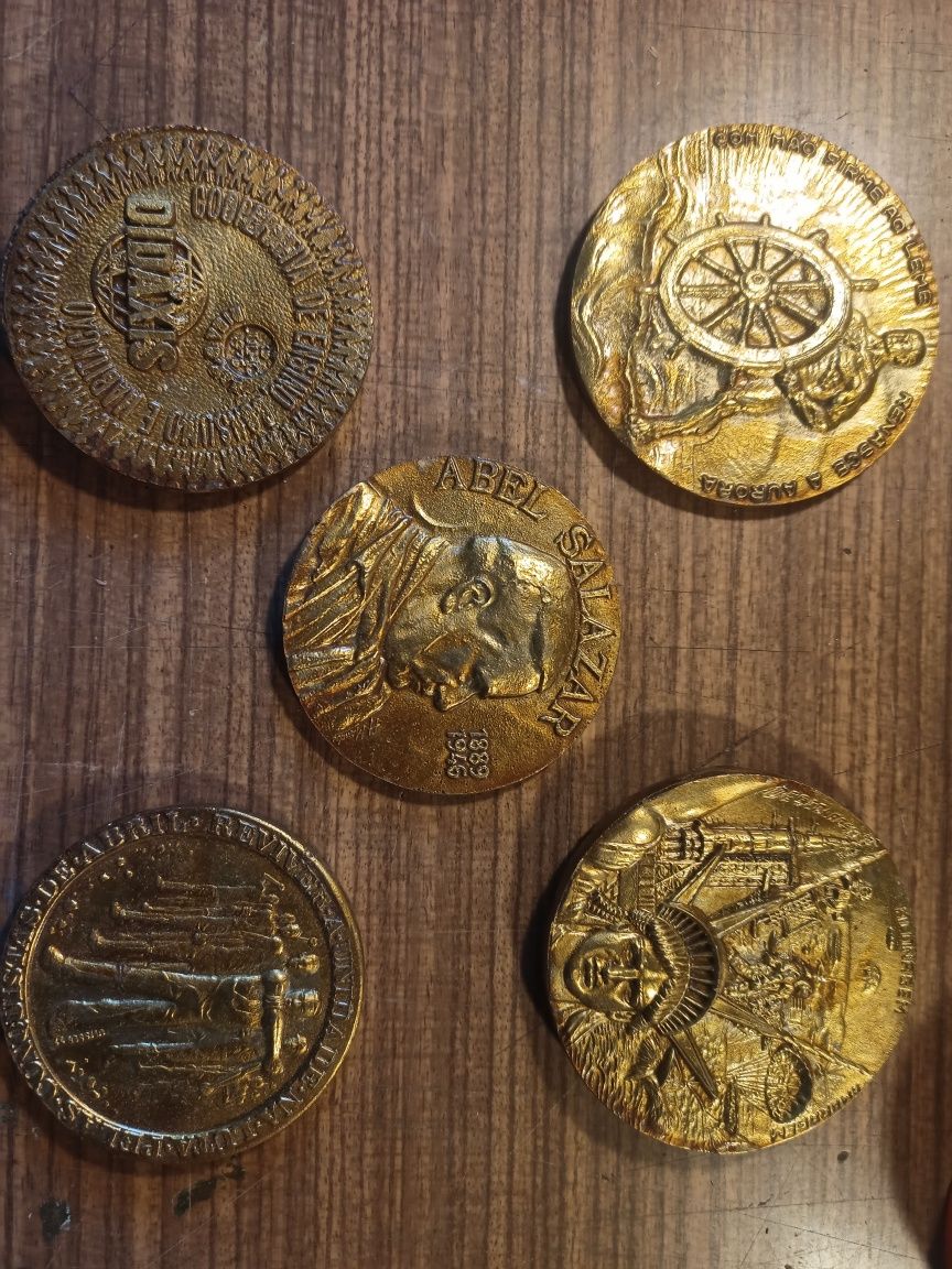 Conjunto de medalhas comemorativas