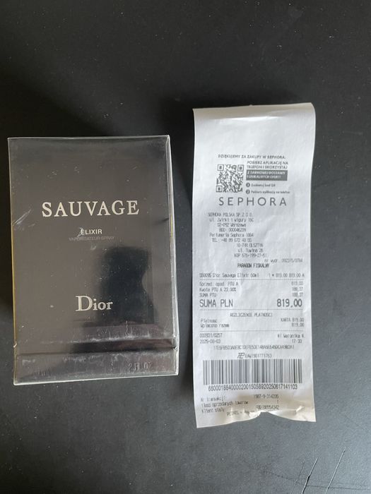 Perfumy dior sauvage elixir 60 ml