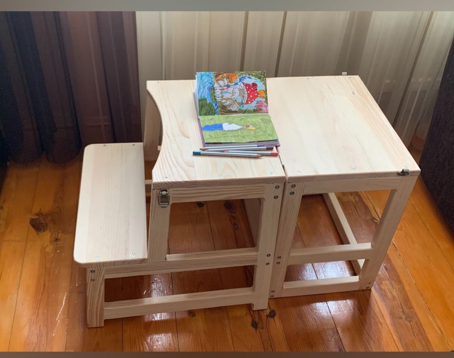 Навчальний стільчик, «Помічник на кухні», Вежа Монтессорі трансформер