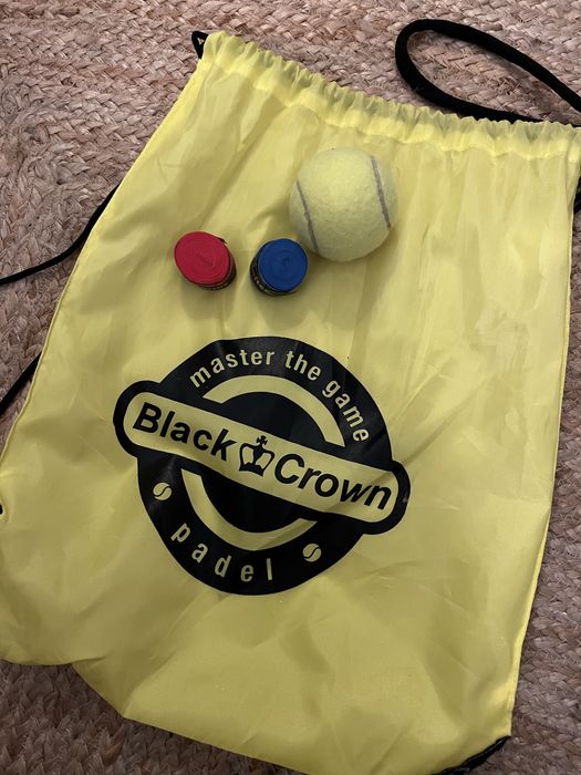 Vendo raquete padle black crown wolf