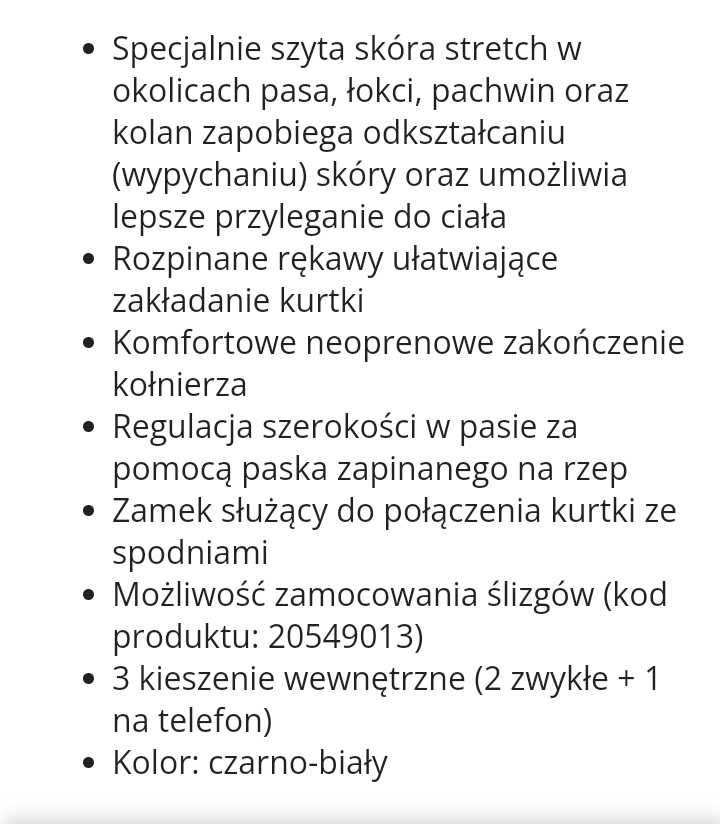 Kombinezon Damski Motocyklowy Dwuczęściowy PROBIKER PRX-8 roz.36