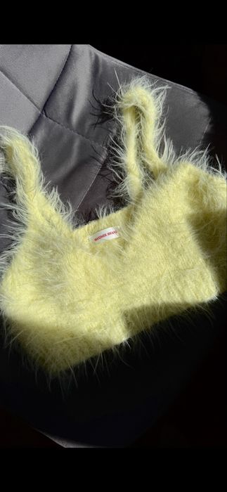 Пухнастий топ ручної роботи