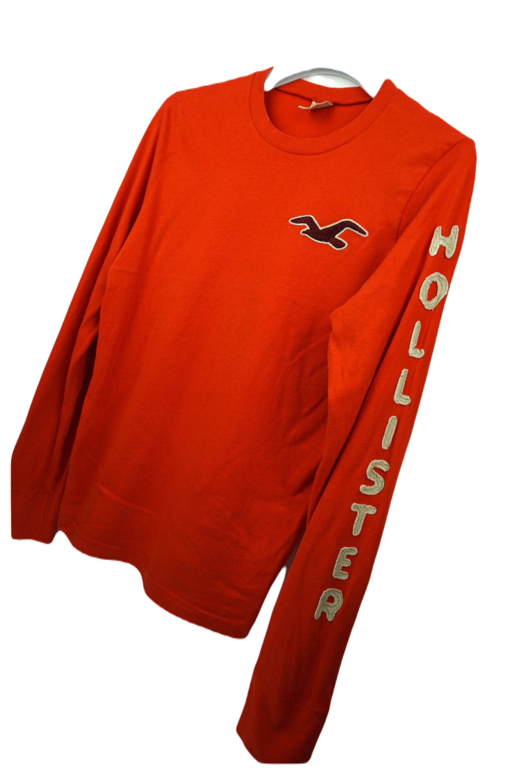 Longsleve Bluza  Hollister Orange r. S