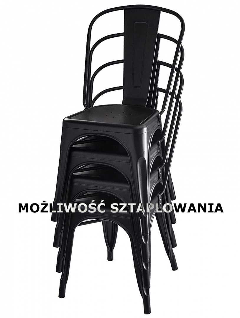 Krzesło stalowe NOWE LOFT metalowe nowoczesne krzesła