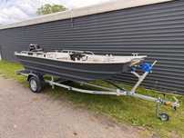 Aluminiowa łódź wędkarska EX 410 • Płaskodenna • 4.1 m