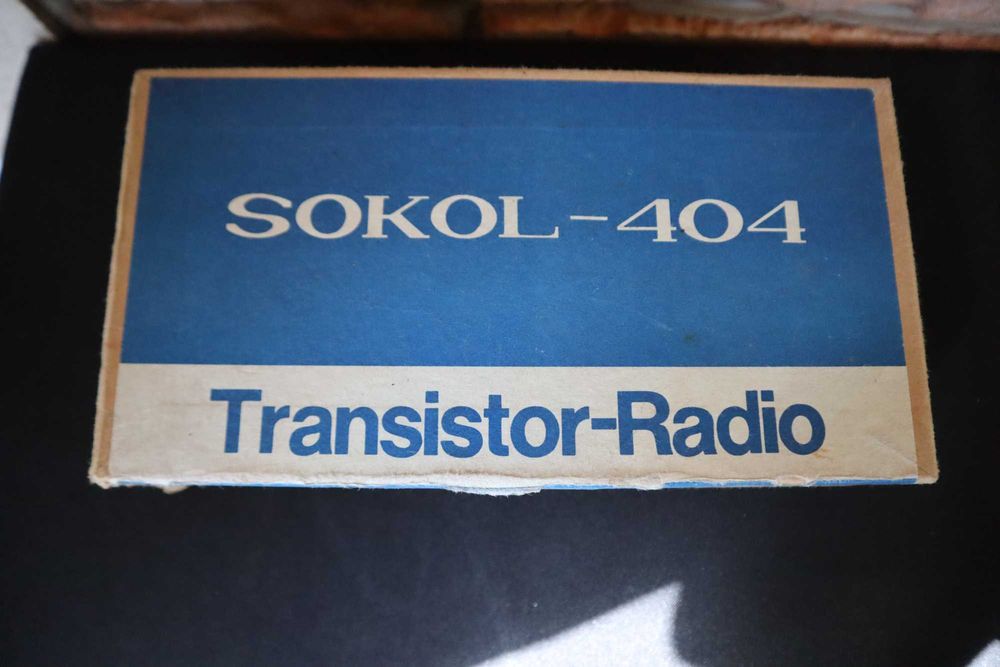 KARTON + instrukcja do Radia SOKÓŁ 404   obsługi B072203