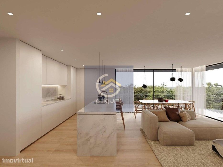 Apartamento T2 Novo no Centro de Paredes - Estilo Contemporâneo, Co...