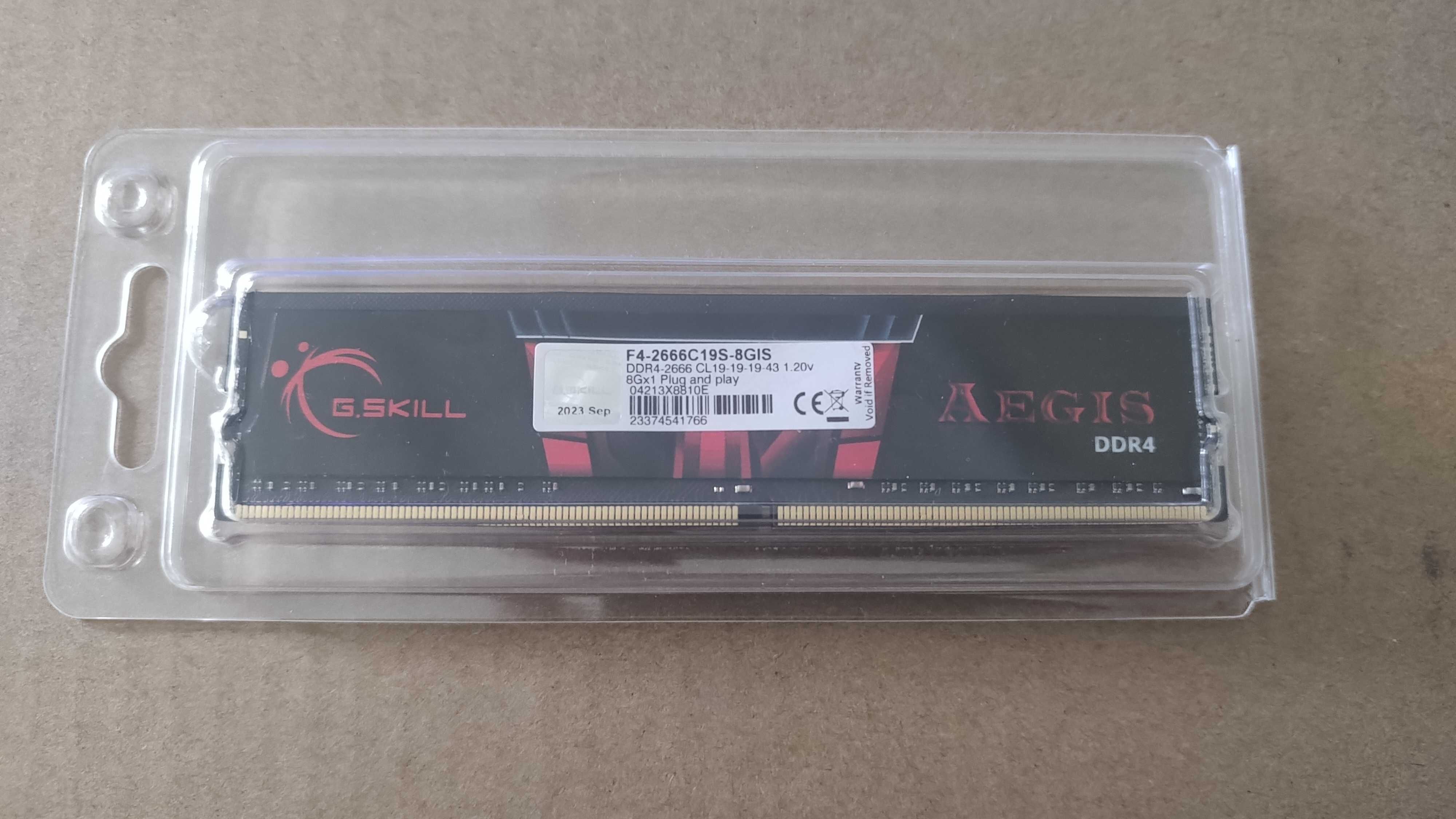 Оперативна пам'ять G.Skill 8 GB DDR4 2666 MHz Aegis