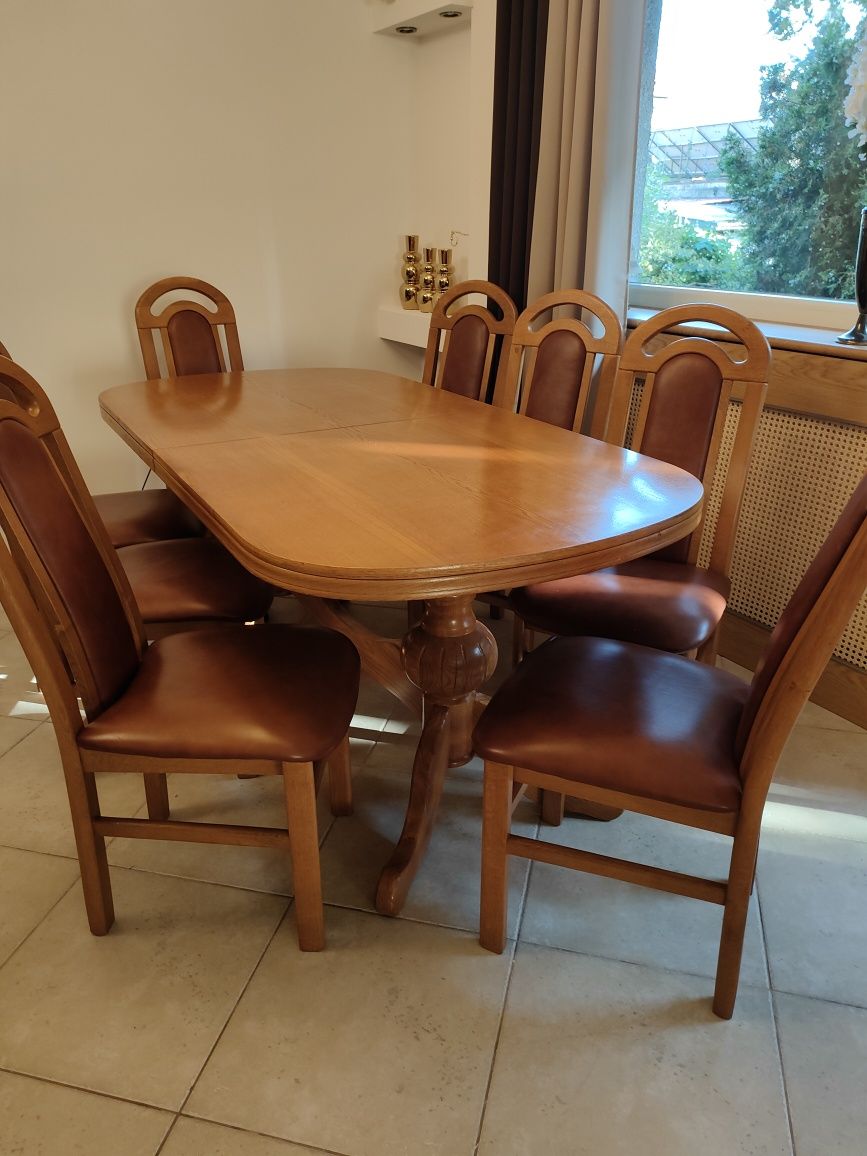 Stół dębowy bez krzesel