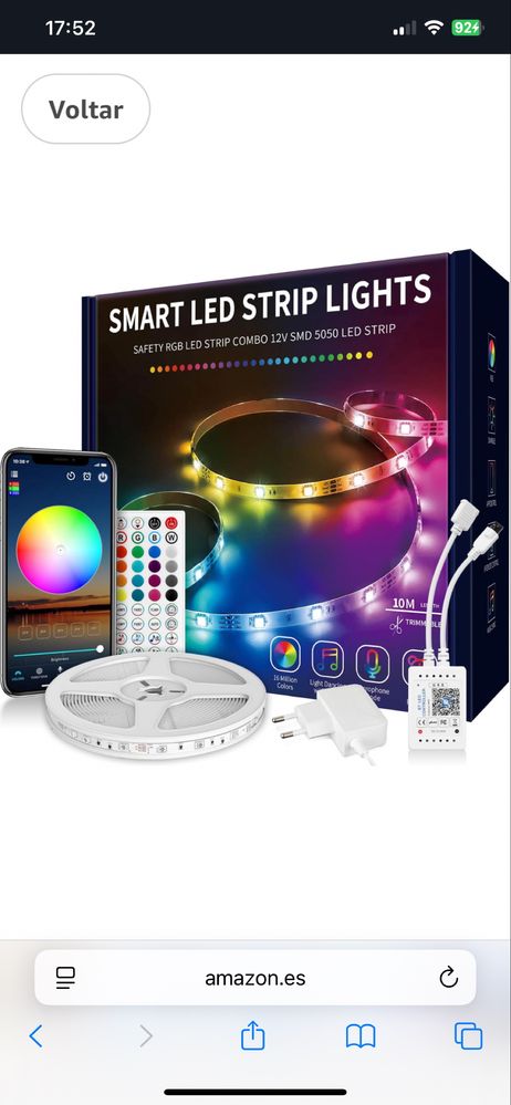 Fita led de 10 metros