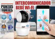 Intercomunicador bebé Wifi, suporta micro SD até 256 GB, 1080P HD