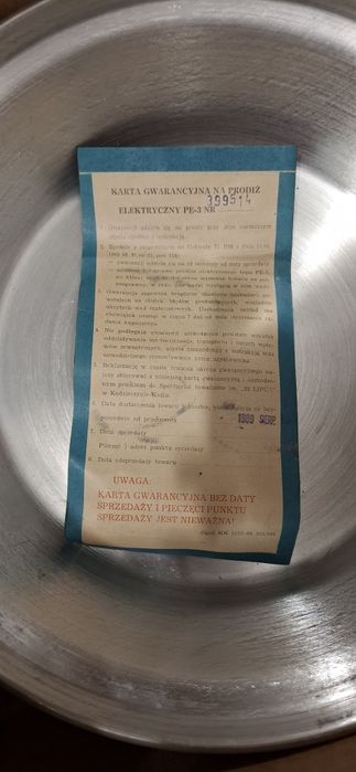 Prodiż PRL 1989r.