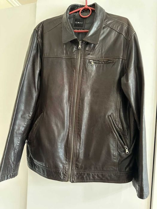 Quadro Valentino р.52 54 чоловіча шкіряна куртка м"яка шкіра Німеччина